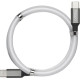 Кабель USB2.0 Cm-Cm 1,2m Deppa 72302 серый 5A магнитный органайзер