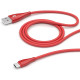 Кабель USB2.0 - Type C 1m Deppa 72290 ceramic красный