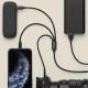Кабель 3 в 1 с разъемом Apple Lightning/micro-USB/Type C 1,2м Deppa 72299
