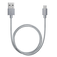 Кабель USB-MicroUSB 1.2m Deppa 72192 графит алюминий/нейлон
