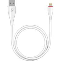 Кабель для Apple Lightning Deppa Ceramic 1 м белый 72291