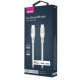 Кабель для Apple USB-C - Lightning MFI Olmio 041659 1.2м белый