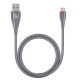Кабель USB-MicroUSB 1m Deppa 72286 серый ceramic