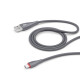 Кабель USB-MicroUSB 1m Deppa 72286 серый ceramic