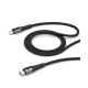 Кабель для Apple USB-C - Lightning Deppa LED индикация 1.2м черный (72297)