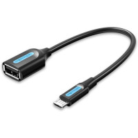 OTG кабель для мобильных устройств USB2.0 Af-microB OTG 0,15м. Vention ( CCUBB )