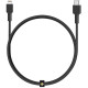 Кабель для Apple USB-C - Lightning Aukey Braided Nylon CB-CL1 1.2м черный