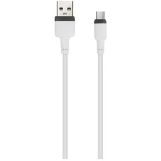 Кабель USB-Type C 1m Red Line liquid silicone 3А УТ000030886 белый