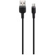 Кабель USB-Type C 1m Red Line liquid silicone 3А УТ000030885 черный