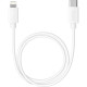 Кабель для Apple USB-C - Lightning Deppa 1.2м белый (72236)