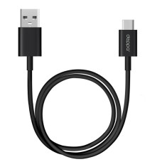 Кабель USB3.0-Type C 1.2m Deppa 72206 черный