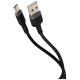 Кабель USB-Type C 1m Red Line liquid silicone 3А УТ000030885 черный