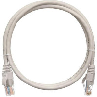 Патч-корд U/UTP 10м категория 5e Nikomax серый LSZH