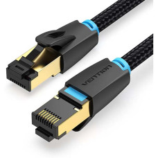 Патч-корд UTP 1м Vention ( IKGBF Black категория 8 тканевая оплетка