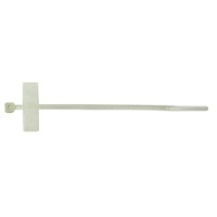 Gembird MPT-210x3.0 Стяжки пластиковые 210 мм х 3.0 мм с площадками для маркировки (100 шт.)(MPT-210x3.0)