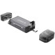 Ридер карт памяти внешний ORICO 2CR61 USB2.0 Type C Серый