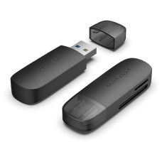 Ридер карт памяти внешний Vention CLGB0 USB 3.0 SD+TF Черный