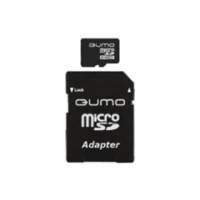 Micro SecureDigital 8Gb QUMO QM8GMICSDHC10U1 {MicroSDHC Class 10, SD adapter, UHS-I}