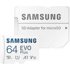 Micro SecureDigital 64Gb Samsung EVO Plus Class 10 MB-MC64KA/RU/APC + adapter