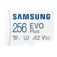 Micro SecureDigital 256Gb Samsung MB-MC256KA/RU/KR/APC EVO PLUS + adapter