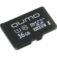 Micro SecureDigital 16Gb QUMO QM16GMICSDHC10U1NA {MicroSDHC Class 10 UHS-I}