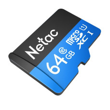 Micro SecureDigital 64GB Netac microSDXC Class10 NT02P500STN-064G-R P500 + adapter