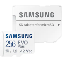 Флеш-карта microSDXC 256Гб Samsung Evo Plus, Class 10 UHS-I U3 ( MB-MC256KA ) адаптер SD