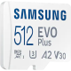 Флеш-карта microSDXC 512Гб Samsung Evo Plus , Class 10 UHS-I U3 ( MB-MC512KA ) адаптер SD