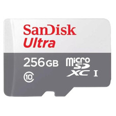 Флеш-карта microSDXC 256Гб Sandisk Ultra, Class 10/UHS-1 ( SDSQUNR-256G-GN3MN )