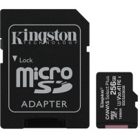 Флеш-карта 256Гб Kingston Canvas Select Plus SDXC Class 10 UHS-I ( SDCS2/256GB ) + SD adapter