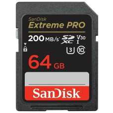 Флеш-карта SecureDigital 64Gb SanDisk Extreme Pro SDXC Class 10 UHS-I U3 ( SDSDXXU-064G-GN4IN )