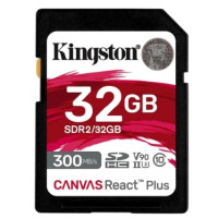 Флеш карта SDHC 32Gb Kingston SDHC, UHS-I Class U3 V90, чтение: 300Мб/с, запись: 260Мб/с <SDR2/32GB>