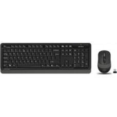 A-4Tech Клавиатура + мышь A4 Fstyler FG1010 GREY клав:черный/серый мышь:черный/серый USB беспроводная [1147570]