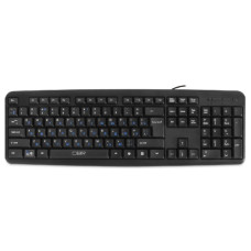 CBR KB 106 Black PS/2, Клавиатура 104 кл., офисн.