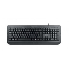CBR KB 319H, Клавиатура проводная полноразмерная, USB, 104 клавиши, встроенный 2-портовый USB-хаб, ABS-пластик, длина кабеля 1,5 м