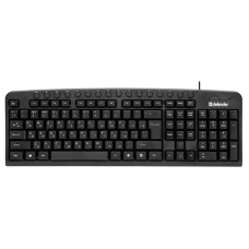 Defender Клавиатура Focus HB-470 RU [45470] {Проводная, черный, мультимедиа}