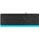 Клавиатура A4Tech Fstyler FK10 Black/Blue