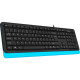 Клавиатура A4Tech Fstyler FK10 Black/Blue