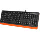 Клавиатура A4Tech Fstyler FKS10 Black/Orange