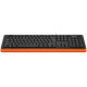 Клавиатура A4Tech Fstyler FKS10 Black/Orange