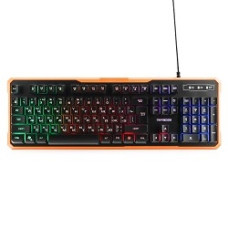 Гарнизон Клавиатура игровая GK-320G черный USB, подсветка, код "Survarium", антифантомные клавиш