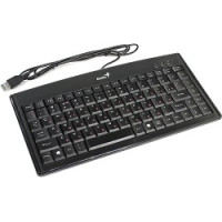 Клавиатура Genius LuxeMate 100 Black {компактная, влагоустойчивая, клавиш 88, провод 1,5 м, USB} [31300725102/31300725116]