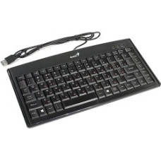Клавиатура Genius LuxeMate 100 Black {компактная, влагоустойчивая, клавиш 88, провод 1,5 м, USB} [31300725102/31300725116]