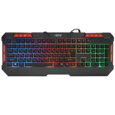 Игровая клавиатура HIPER KG401 Inspire {Мебранная, 104к, кабель 1.5м, подсветка, USB}