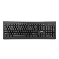 Проводная клавиатура HIPER OK-2000 {Мебранная, 117к, кабель 1.5м, USB, мультимедиа}
