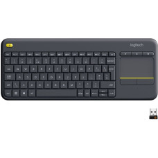 920-007147 Logitech Клавиатура K400 Wireless Touch Plus USB RTL