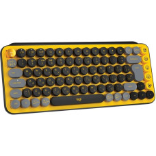 920-010716 Logitech Клавиатура беспроводная POP KEYS, Blast Yellow