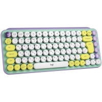 920-010717 Logitech Клавиатура беспроводная POP KEYS, Daydream Mint