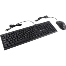 Клавиатура + мышь Oklick 640M черный USB [1102281]