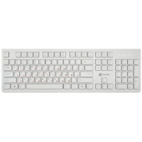 Клавиатура Oklick 505M белый USB slim {1196547}